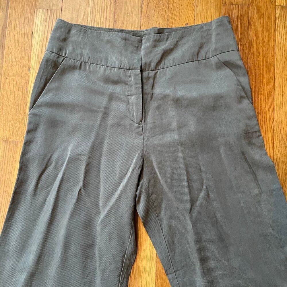 ANTHROPOLOGIE | daughters of the liberation | light army green wide leg pants 6 - Picture 3 of 9